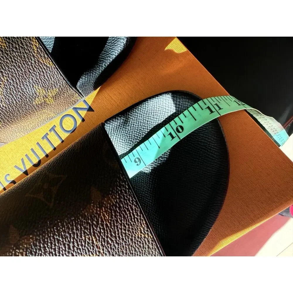 Louis Vuitton Waterfront Mule Monogram Canvas Black Slides Sandals Mens 7.5 W 10